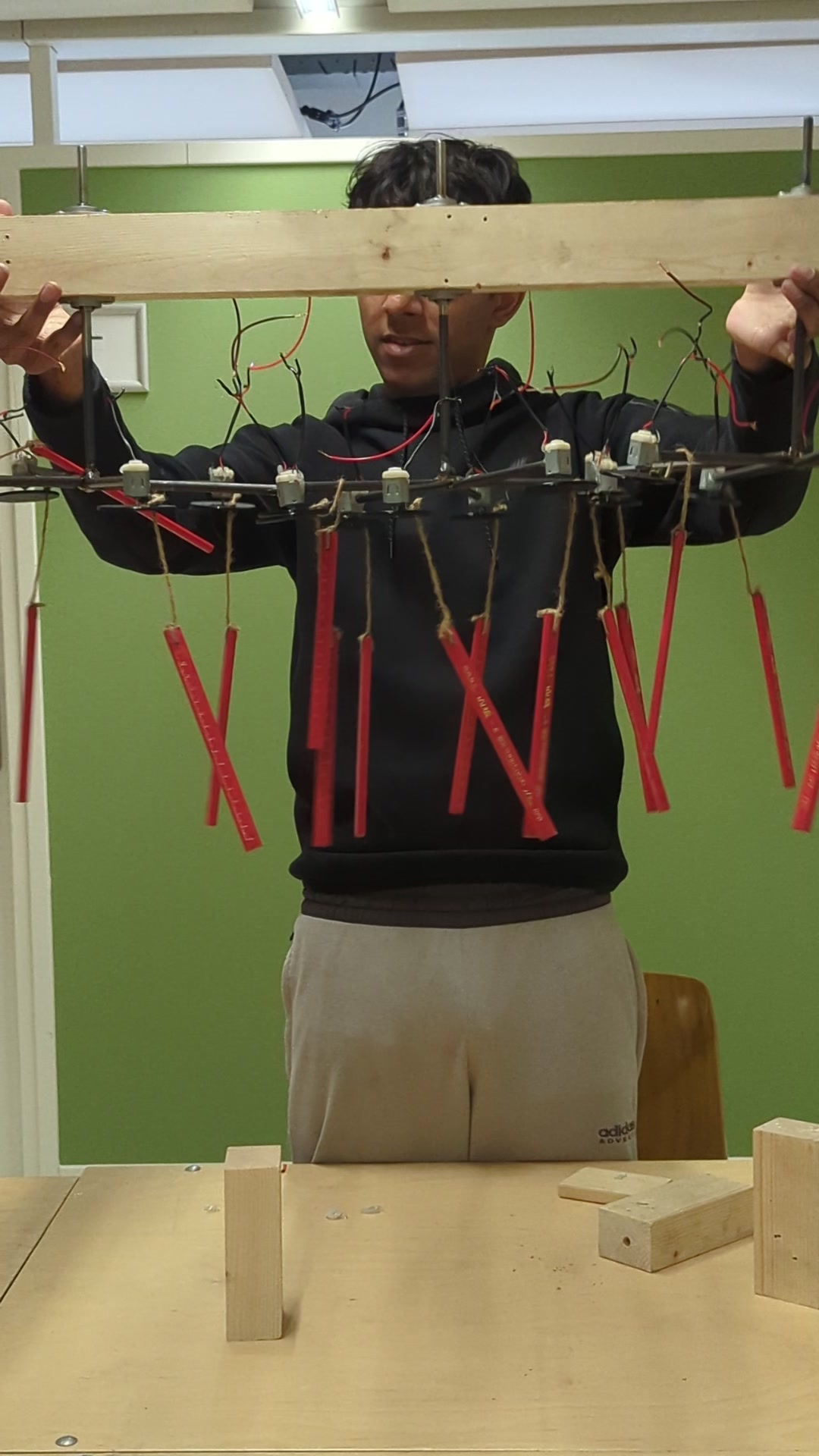Relentless: structure assembled before the final wiring.